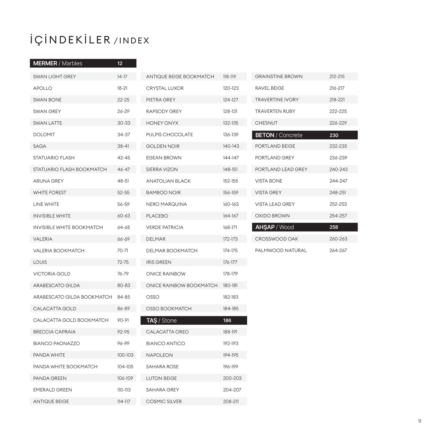 Mermer Katalog Katalog 1 ZegGroup